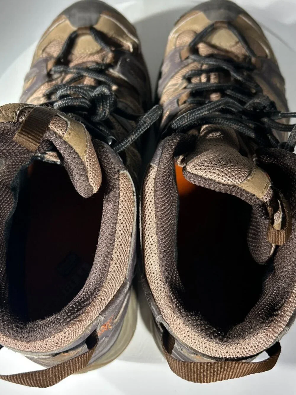 Merrell Pantheon Mens Hiking Boots Size 11 Mid Waterproof Brown Trail Sneakers